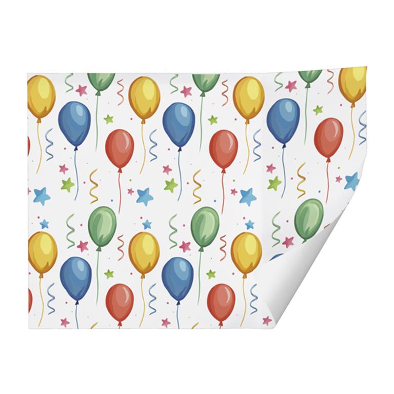 PAPEL DE REGALO ARGUVAL 70X100 GLOBOS REF: 49719
