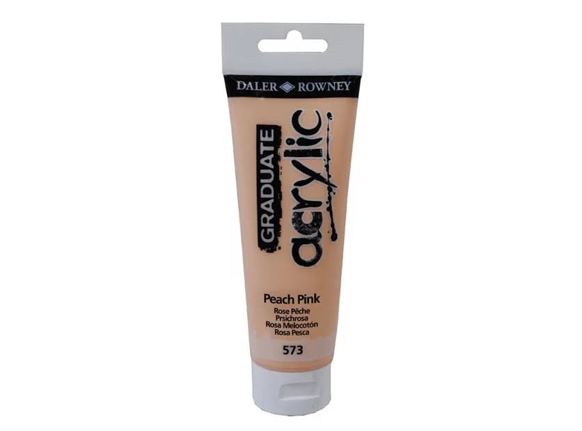 PINTURA ACRILICA DALER ROWNEY GRADUATE ACRYLIC 120 ML ROSA MELOCOTON