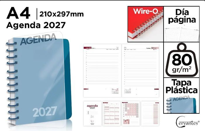 AGENDA 2027 OFICINA A4 PP DP AZUL