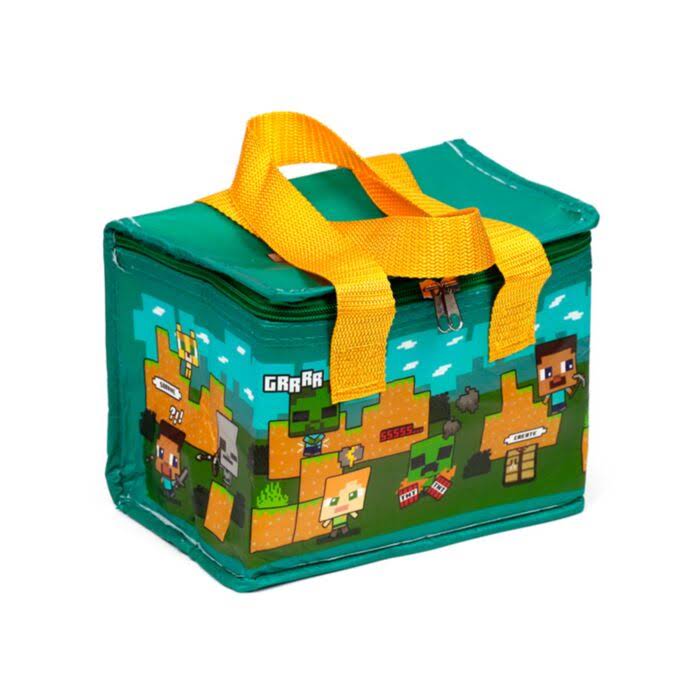 BOLSA REFRIGERANTE RPET MINECRAFT STEVE Y ALEX