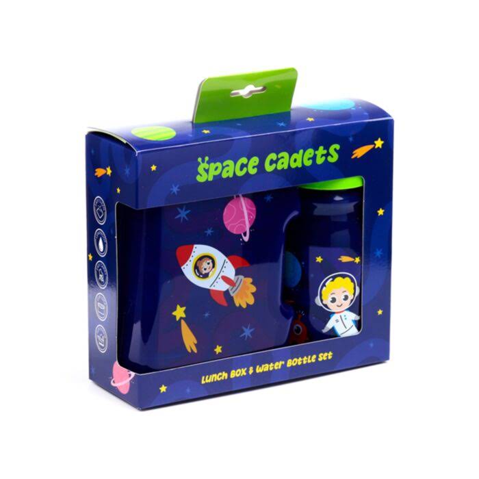 SET DE FIAMBRERAS TAPER Y BOTELLA DE AGUA SPACE CADET