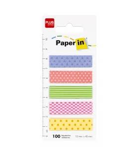 BANDERITAS PAPER IN PLUS OFFICE DIBUJOS 5 COLORES