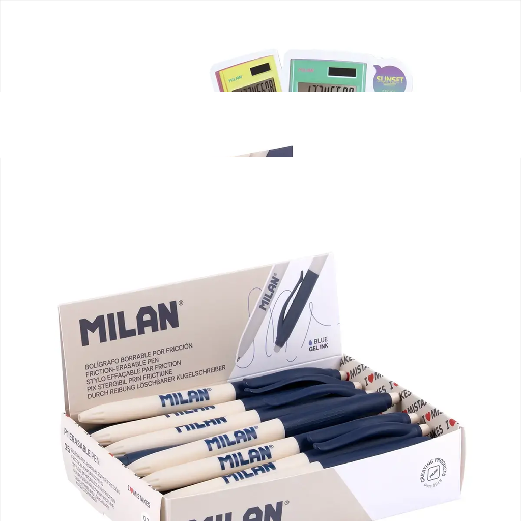 CAJA 25U BOLIGRAFO P1 BORRABLE MILAN
