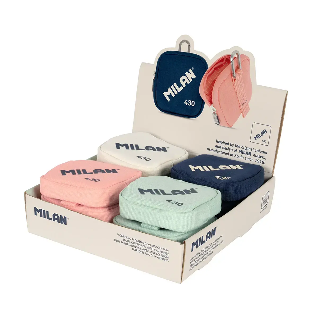 CAJA 12 MONEDEROS PEQUEÑOS MILAN 430