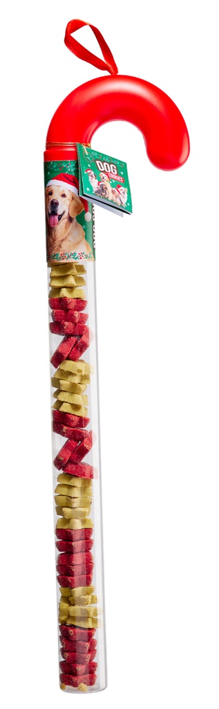 BASTON CARAMELO XL CON GALLETITAS DE PERRO