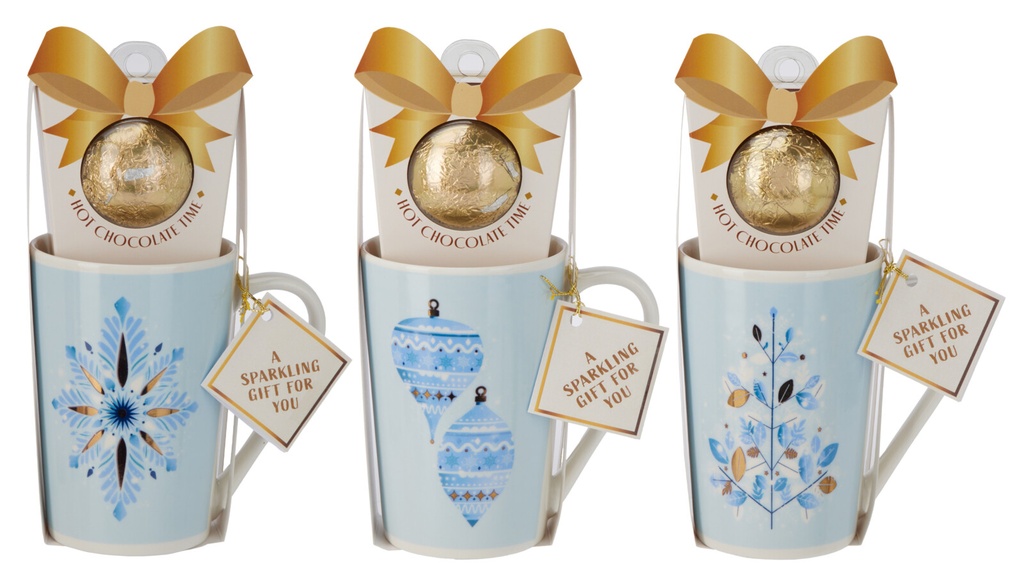 SET TAZA ROYAL ICE NAVIDAD BOMBA CHOCO