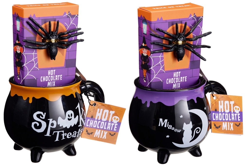 TAZA HALLOWEEN CHOCOLATE CALIENTE