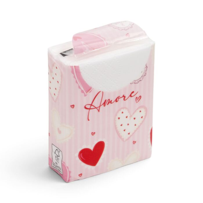 PACK 8 PAÑUELOS CORAZÓN AMORE