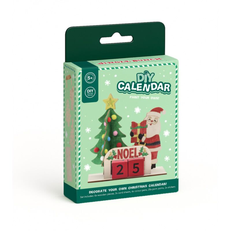 DIY CALENDARIO NAVIDEÑO PARA PINTAR