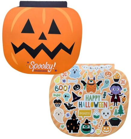 LIBRO PEGATINAS CALABAZA HALLOWEEN