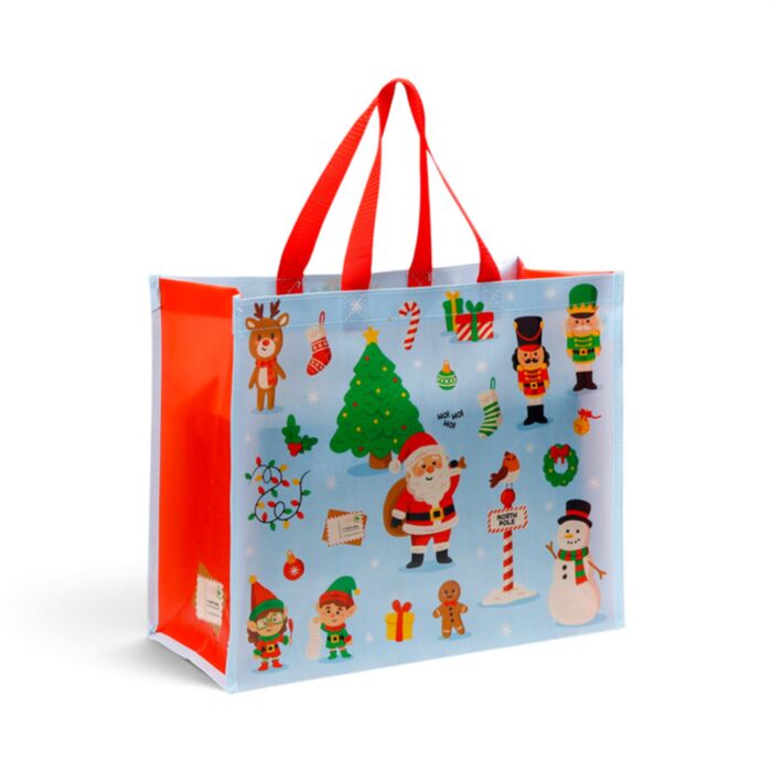 BOLSA REUTILIZABLE NAVIDAD FESTIVE FRIENDS
