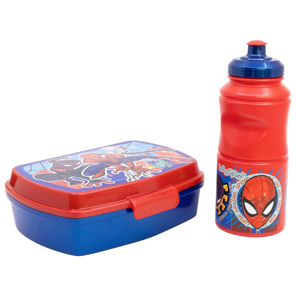 SET SANDWICHERA Y BOTELLA SPIDERMAN
