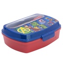 SANDWICHERA RECTANGULAR + CUBIERTOS AVENGERS