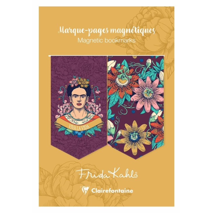 FRIDA KAHLO CONJUNTO DE 2 MARCADORES 7.5X4