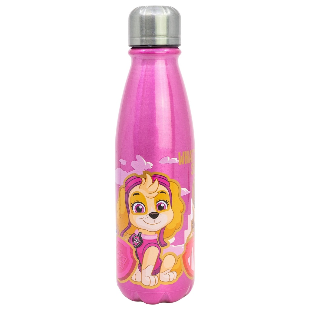 BOTELLA ALUMINIO INFANTIL 600 ML PAW PATROL GIRL