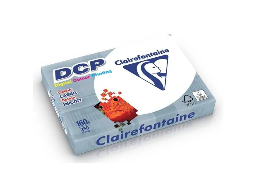 PAPEL A3 DCP CLAIREFONTAINE 160G 250 HOJAS BLANCO