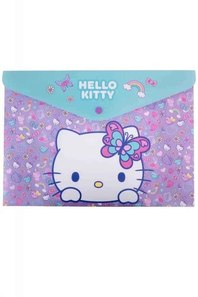 SOBRE BROCHE A4 HELLO KITTY STICKERS COOLPACK