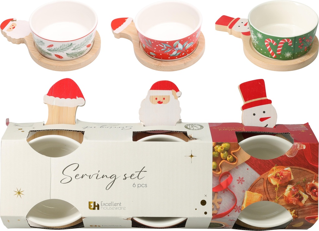SET SERVIR NAVIDAD 6 PZS