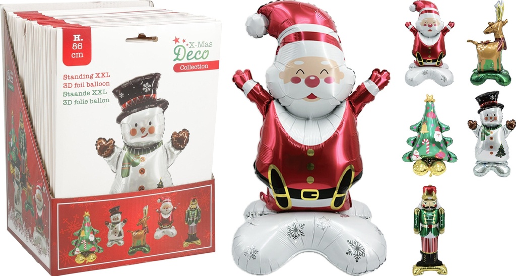 GLOBO FOIL NAVIDAD 5MOD