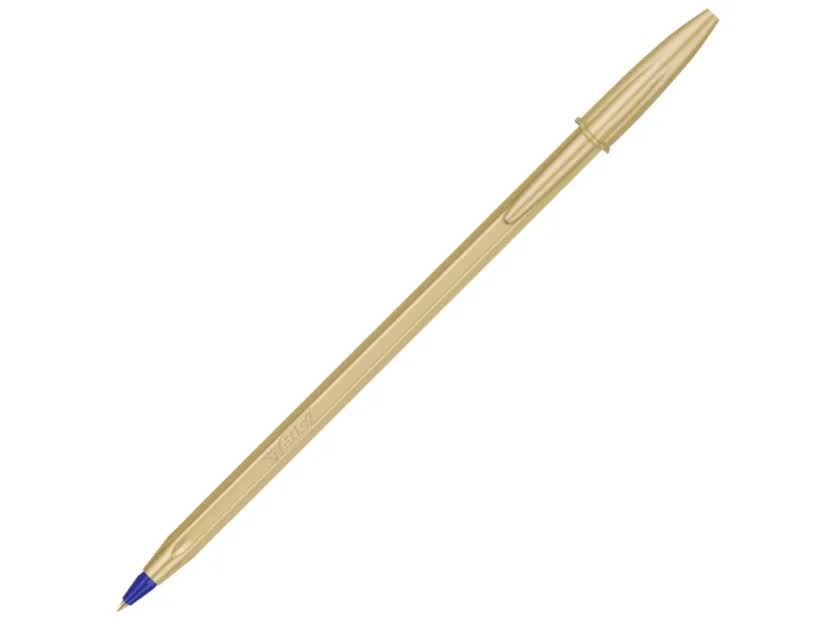 BOLIGRAFO TINTA ACEITE BIC CRISTAL EDICION GLACE DORADO
