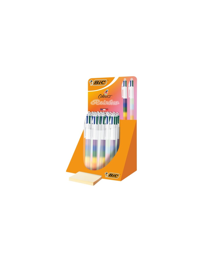 EXPOSITOR 30 BOLIGRAFO BIC 4 COLORES MINERAL TONES 30UD
