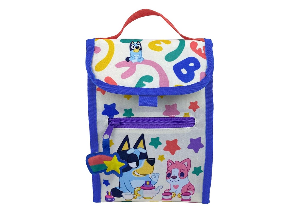 BLUEY BOLSA DE MERIENDA RAINBOW