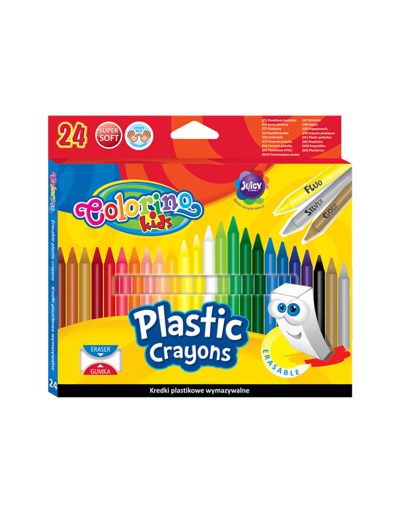 CERAS BORRABLES COLORINO 24 COLORES