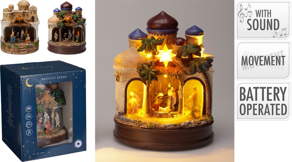 CASTILLO BELEN 22CM 2SURT
