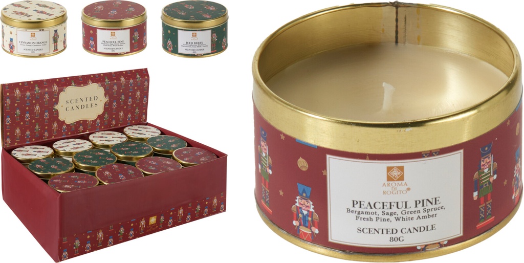 VELA PERFUMADA NAVIDAD LATA 7X4CM