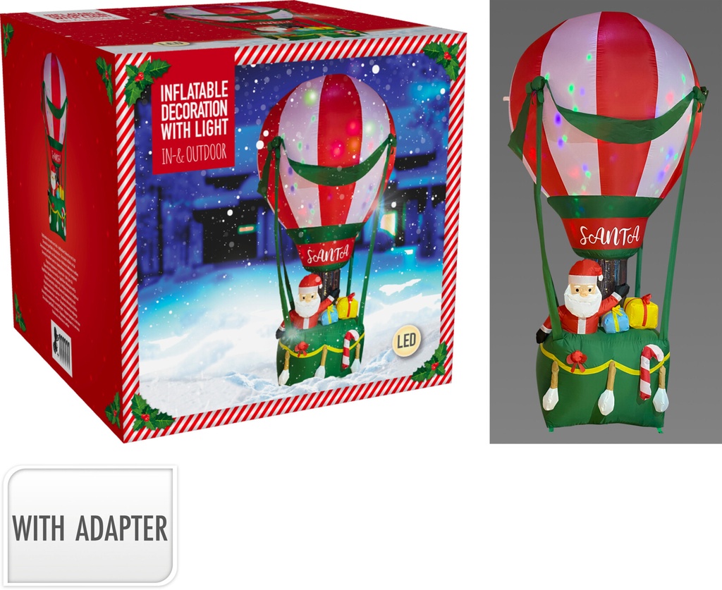 GLOBO INFLABLE 210CM PAPA NOEL