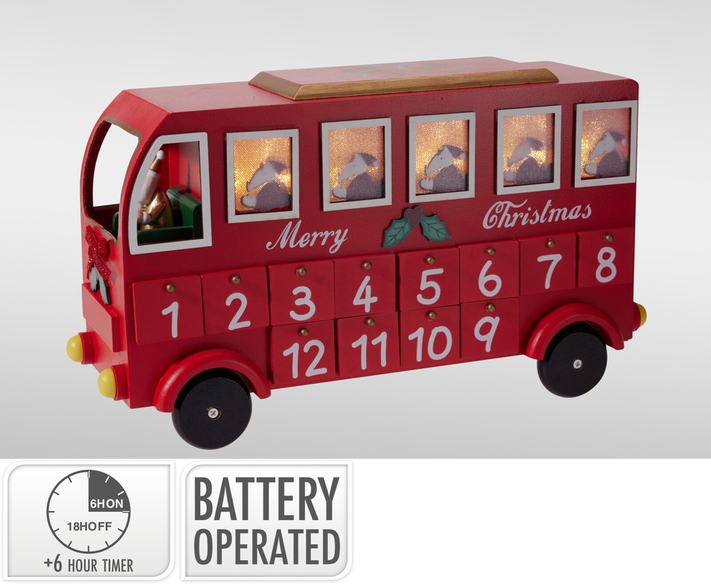 CALENDARIO CAMION LED 38CM