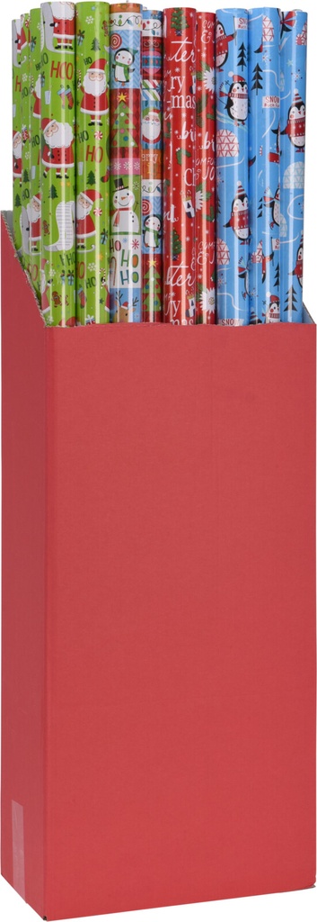 PAPEL REGALO 100X500CM 4MOD 40U