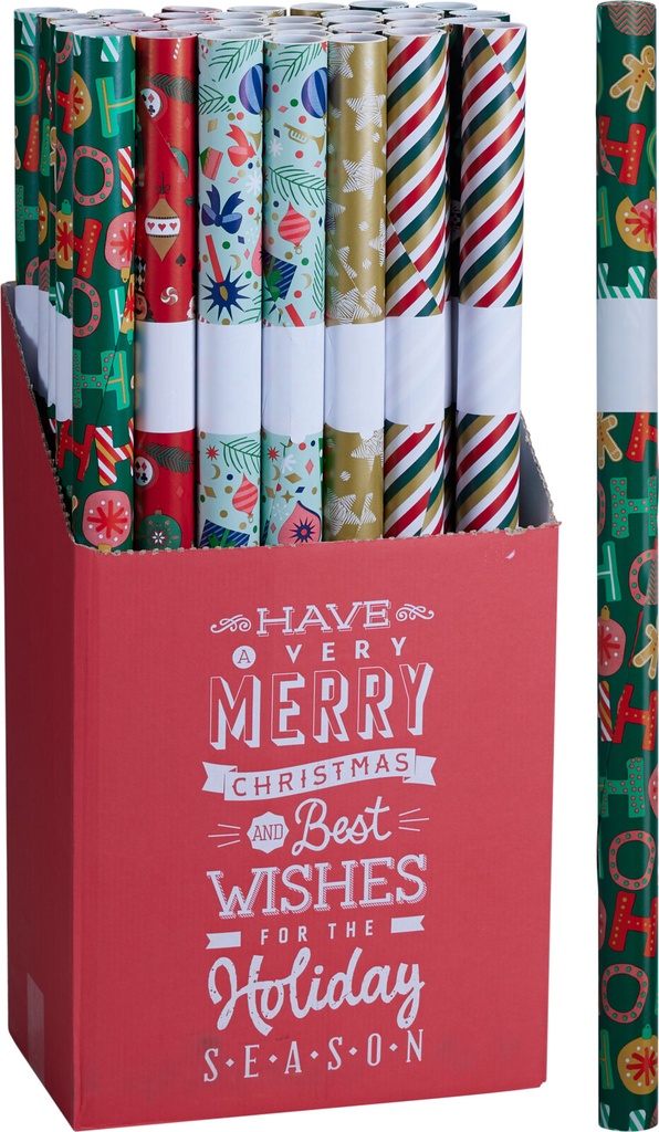 PAPEL REGALO 70X700CM 6MOD 36U
