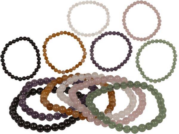 PULSERA DE PERLAS HECHA DE PIEDRAS PRECIOSAS