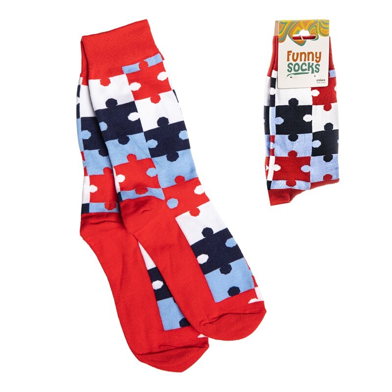 CALCETINES ALGODON PUZZLE