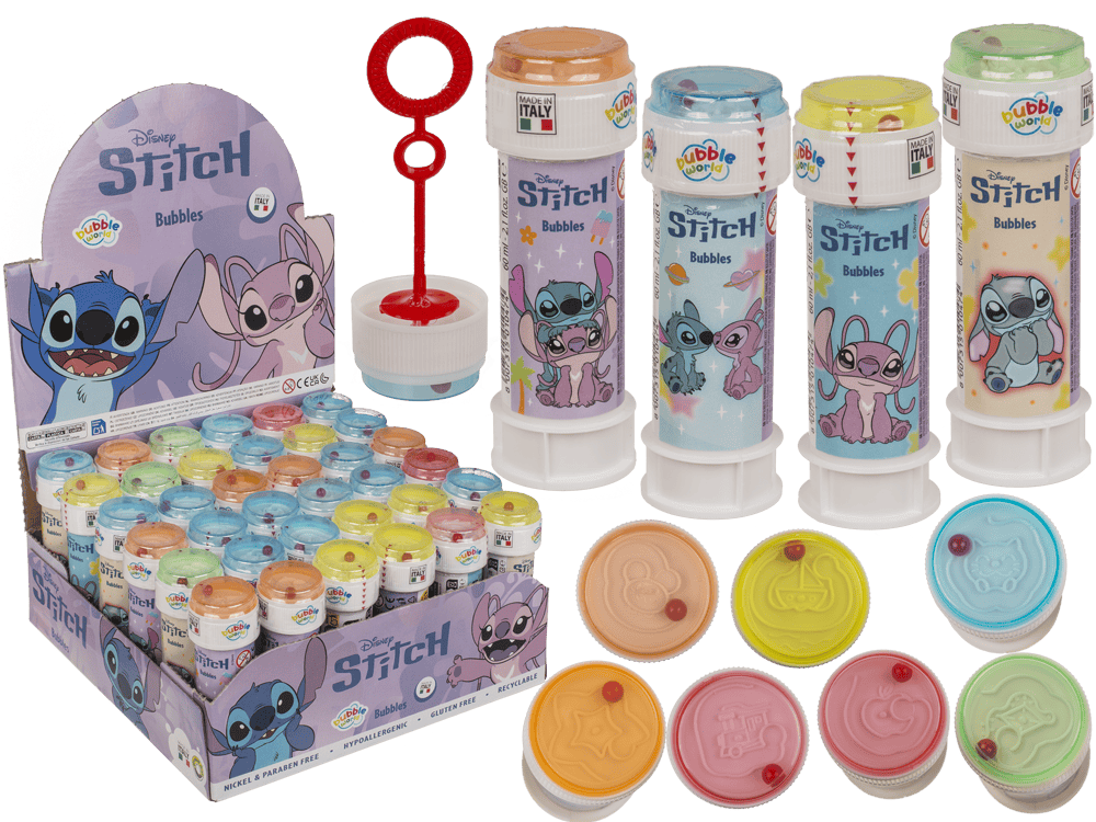JUEGO POMPAS JABON STICH & ANGEL REF: 36/0031