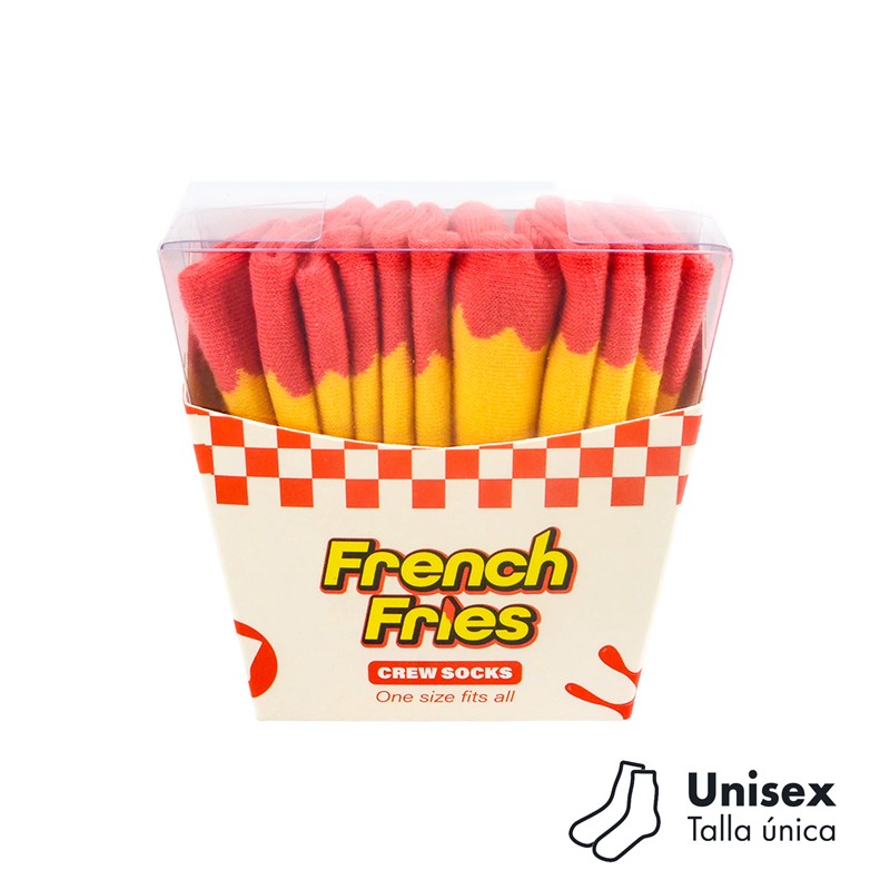 SET CALCETINES PAPAS FRITAS 1 PAR