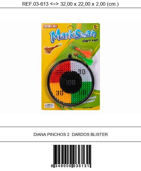DIANA PINCHOS 2 DARDOS BLISTER