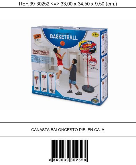 CANASTA BALONCESTO PIE EN CAJA