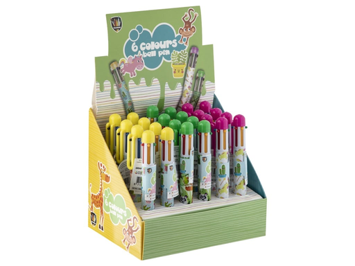 [624282] BOLIGRAFO 6 COLORES 180003
