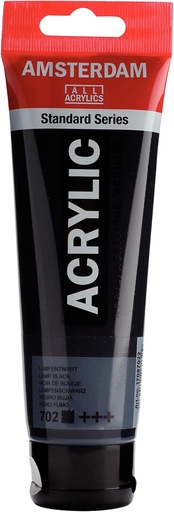 [000391] ACRILICO 120ML NEGRO BUJIA