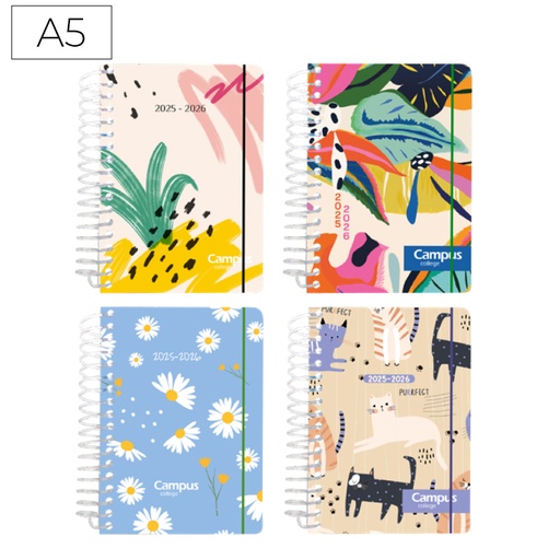 [003576] AGENDA ESC. 25 CAMPUS A5 T.PP D/P FAN