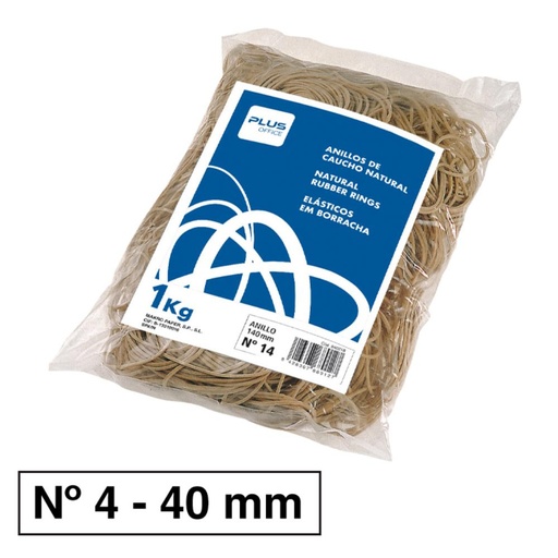 [040213] GOMAS ELASTICAS 1kg.N- 4 MAKRO