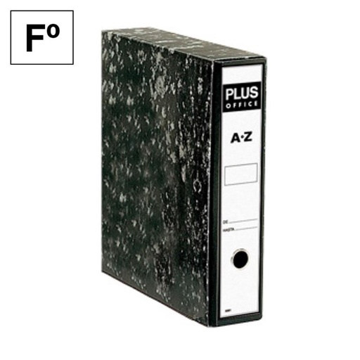 [180092] ARCHIVADOR RADO AZ PLUS OFFICE FOLIO NEGRO JASPEADO