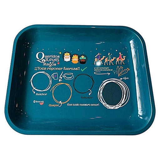 [881741] BANDEJA METALICA REYES MAGOS