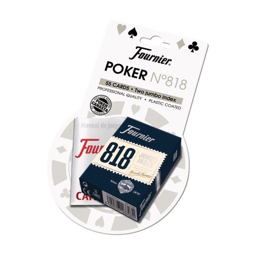 [750062] BARAJA Nº818 DE POKER FOURNIER