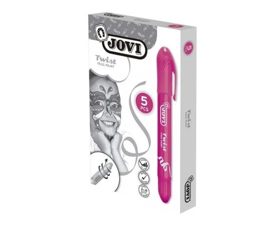 [000072] BARRA MAQUILLAJE JOVI TWIST FACE 5UD ROSA 19107