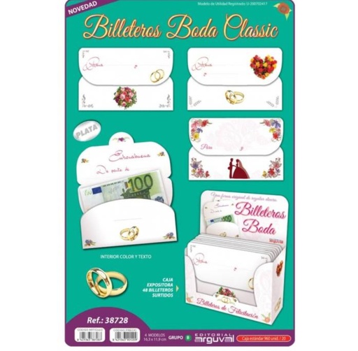 [877523] BILLETERO BODA 38728 CLASIC
