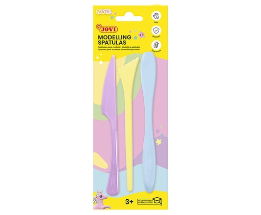 [926917] BLISTER JOVI 3 ESPATULAS PASTEL