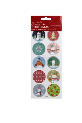 [881735] BLI.STICKER NAVIDAD 10UD 48620